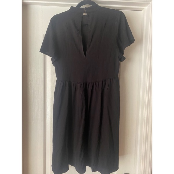 NWT Torrid Mock Neck Black Dress - Picture 7 of 8